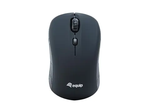 Equip cestovní bezdrátová myš černá / Myš / 1600 DPI / 2,4 GHz / USB nano přijímač