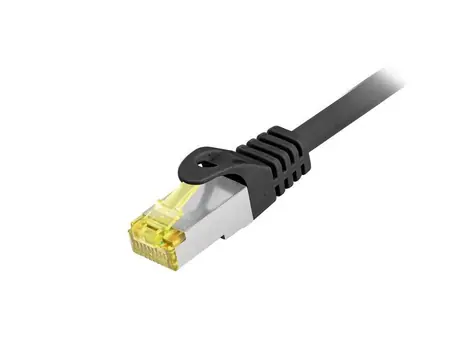 Equip Cat6a S/FTP Outdoor černá / Patch kabel / 3 m / RJ45-RJ45 / PoE+ / LSZH