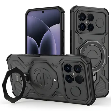 Tech-Protect TacticStand pro Xiaomi Poco F8 Ultra černá / Pouzdro / MagSafe / stojánek