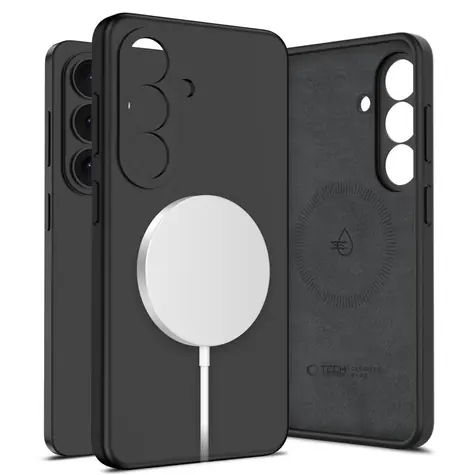 Tech-Protect Silicone MagSafe černá / Kryt / Samsung Galaxy S26 / MagSafe / Silikon