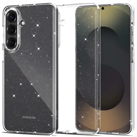 Tech-Protect FlexAir transparentní s třpytkami / Kryt / Samsung Galaxy S26+