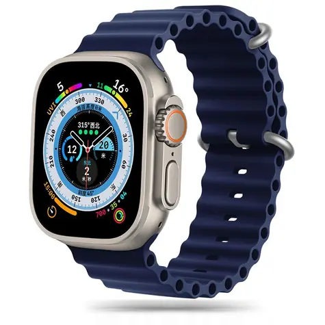 Tech-Protect IconBand Pro námořnicky modrá / Řemínek pro Apple Watch / 42/44/45/49 mm