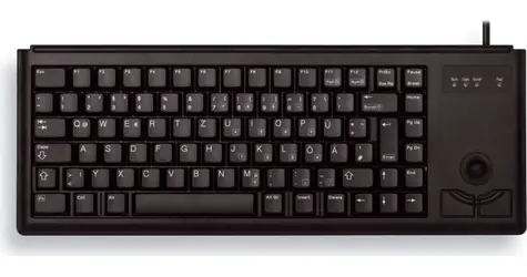 CHERRY G84-4400 černá / Klávesnice s trackballem / drátová / USB / US layout