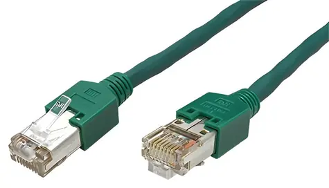 Datwyler STP patchkabel zelený / Patch kabel / Cat5e / CU 5502 / TM11 / 1,5 m