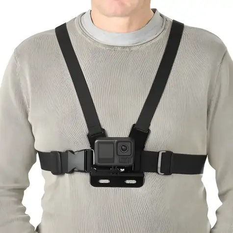 Hama hrudní popruh pro akční kamery a mobily / Popruh / nastavitelný / GoPro kompatibilní