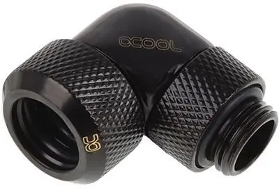 Alphacool Eiszapfen 13mm G1/4 černá / Fitink / 90° otočný / pro hardtube chlazení