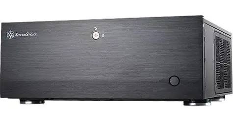 SilverStone SST-GD07B-C Grandia Airflow černá / Počítačová skříň / HTPC / E-ATX / USB-C 3.0 / prachový filtr