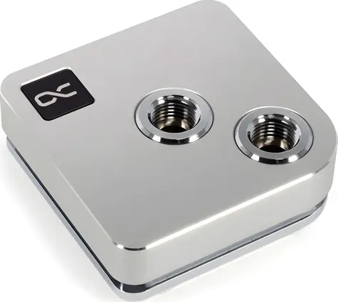 Alphacool Core 1 stříbrná / CPU vodní blok / Intel 1700, AMD AM4/AM5 / G1/4