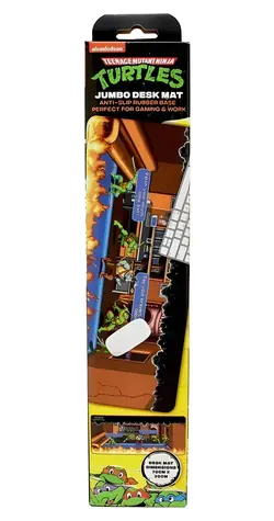Bluesky Herní podložka Ninja Želvy / Herní podložka pod myš / neopren / 30 x 80 cm