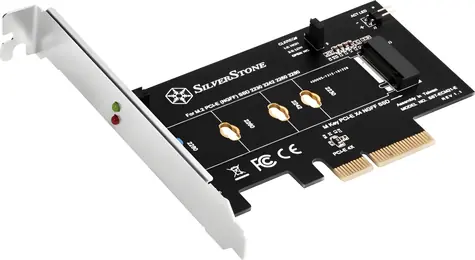 Silverstone SST-ECM21-E / PCIe adaptér / pro M.2 PCIe-NVMe SSD / 2230-2280 / Low Profile