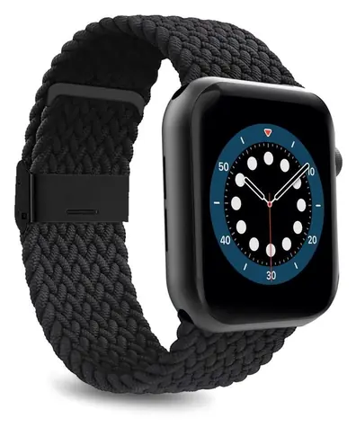 Puro Loop 42/44/45/49 mm černá / Řemínek pro Apple Watch / Nylon