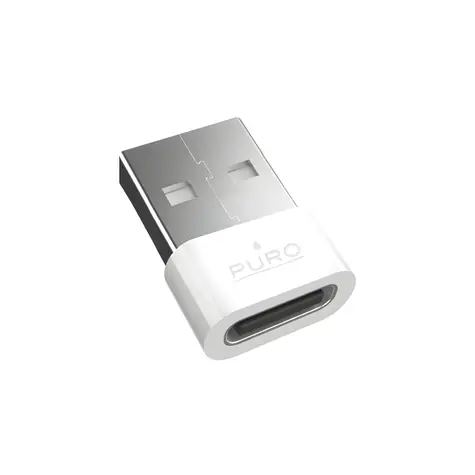 Puro adaptér USB-C - USB-A bílá / Adaptér / USB-C - USB-A
