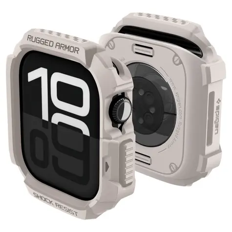 Spigen Rugged Armor 42 mm béžová / Kryt / pro Apple Watch