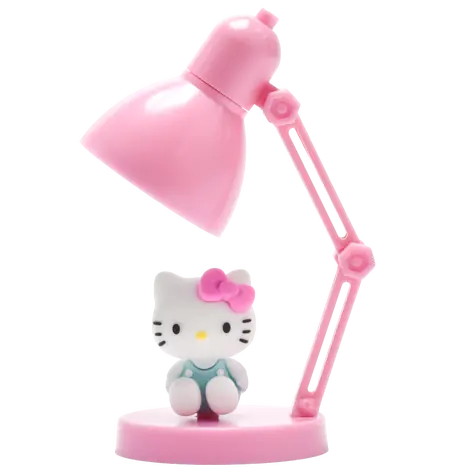 BLUESKY Mini LED lampička Hello Kitty / Dekorační lampička / s ovladačem / odnímatelná hlavička / na baterie