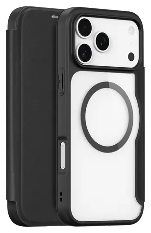 Dux Ducis Skin X Pro černá / Pouzdro / Peněženka / MagSafe / iPhone 17 Pro Max