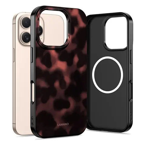 Tech-Protect Lamano černo-červená / Pouzdro pro Apple iPhone 16 Pro Max / MagSafe