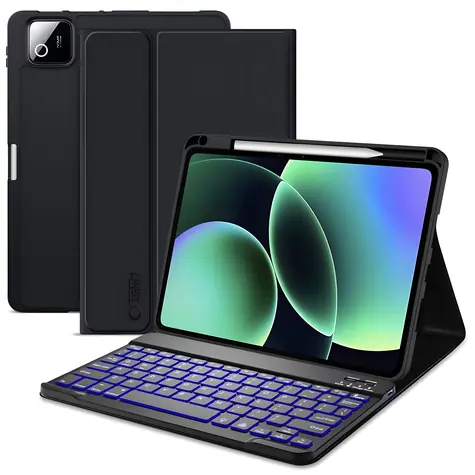 Tech-Protect SC Pen + Keyboard černá / Pouzdro s klávesnicí / Xiaomi Pad 7/7 Pro/8/8 Pro 11.2