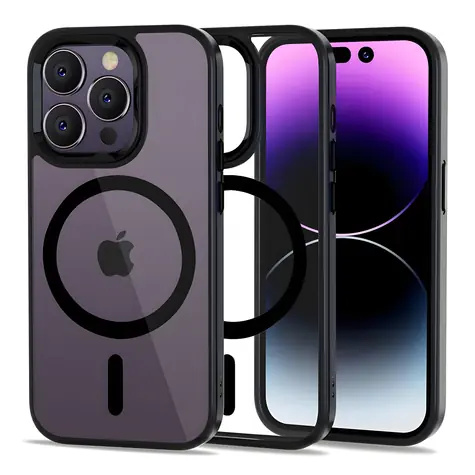 Tech-Protect MagMat čirá černá / Kryt / Apple iPhone 14 Pro / MagSafe