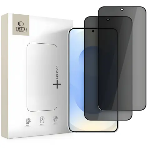 Tech-Protect Glass SPY+ / Ochranné sklo / Privacy filtr / 2 ks / Samsung Galaxy S26