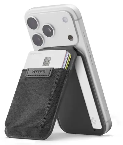 Spigen Slim Fold černá / Peněženka / MagSafe