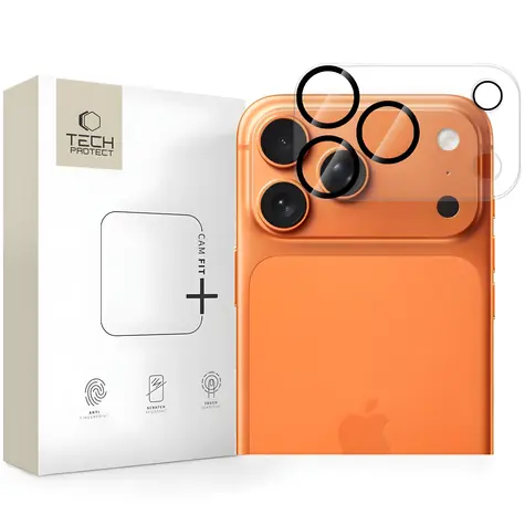 Tech-Protect Cam Fit+ čirá / Kryt fotoaparátu / Apple iPhone 17 Pro Max