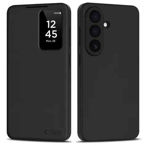 Tech-Protect Smart Wallet matná černá / Pouzdro pro Samsung Galaxy S26+ / Peněženka / Okénko na displej