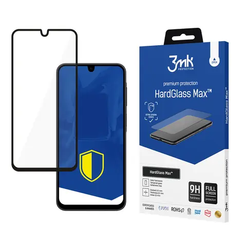 3mk HardGlass Max Black / Tvrzené sklo / Samsung Galaxy A17 5G/4G