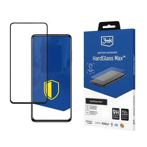 3mk HardGlass Max Black / Tvrzené sklo / Xiaomi POCO X3