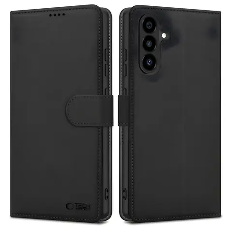Tech-Protect Wallet Case černá / Pouzdro pro Samsung Galaxy A26 5G/A17 4G/5G / Peněženka