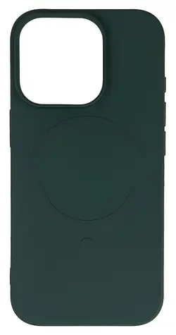 Hurtel Liquid Silicone MagSafe kryt pro iPhone 16 Pro Max tmavě zelená / Pouzdro / Silikonové / MagSafe