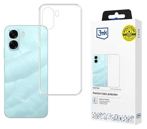3mk Clear Case čirá / Ochranný kryt / Oppo A6X 5G