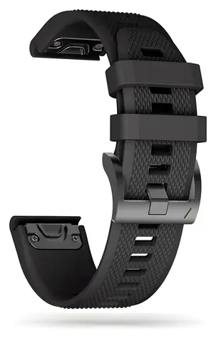 Tech-Protect Smooth černá / Řemínek / Garmin Fenix 3 & 5X & 3HR & 5X Plus & 6X & 6X Pro & 7X