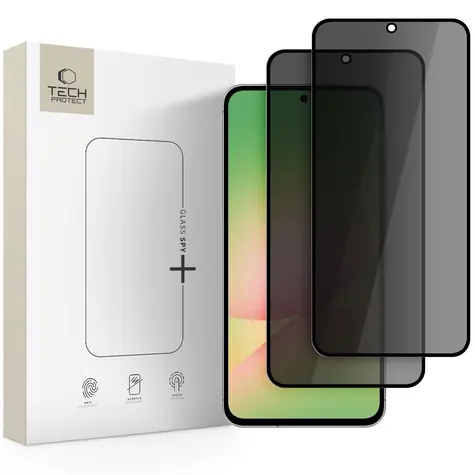 Tech-Protect Glass Spy+ / Tvrzené sklo / Privacy / Samsung Galaxy A36/A56 5G / 2 ks