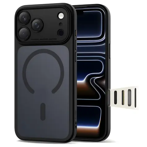 Tech-Protect MagPeak matná černá / Kryt / Apple iPhone 17 Pro Max / MagSafe