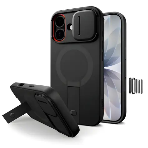 Tech-Protect Kevlar Aura MagSafe černá / Kryt / Apple iPhone 17 / MagSafe / Kevlar