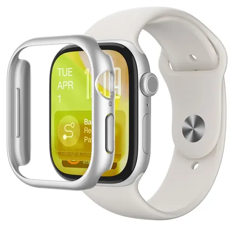 AmazingThing Minimal kryt pro Apple Watch Series 11 46 mm stříbrná / Kryt / Apple Watch Series 11 46 mm