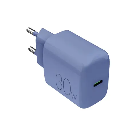 Puro PRO LITE modrá / Cestovní adaptér / USB-C / PD 30W