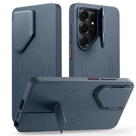 Tech-Protect Kevlar Aura MagSafe Navy Blue / Ochranný kryt / Samsung Galaxy S26 Ultra / MagSafe / Kevlar