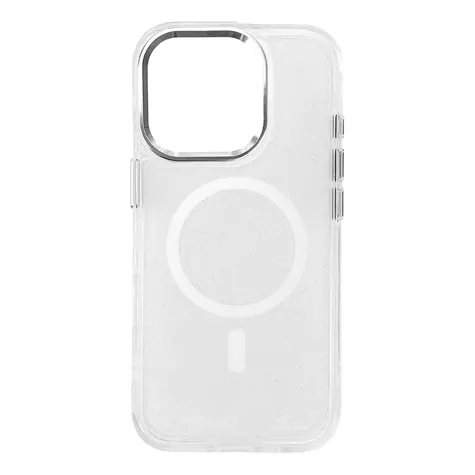 Hurtel Glitter Case pro Apple iPhone 16 Pro bílá s třpytkami / Zadní kryt / MagSafe
