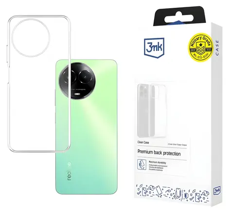 3mk Clear Case průhledná / Ochranný kryt / Realme C67 5G