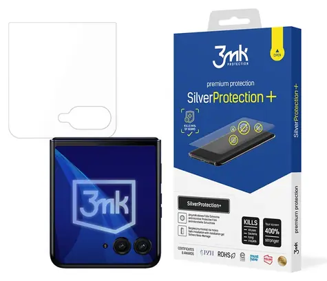 3mk SilverProtection+ / Ochranná fólie / Motorola Razr 50 Ultra / přední displej / antimikrobiální