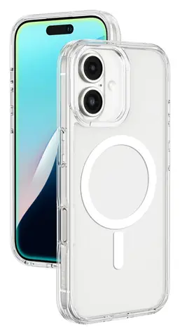 AmazingThing Minimal Mag Apple iPhone 16 transparentní / Zadní kryt / Magnetický kroužek / MagSafe
