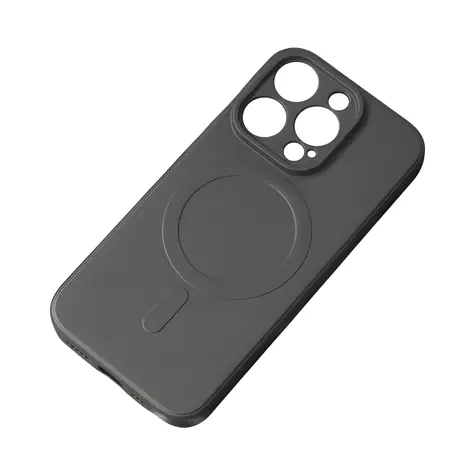 Hurtel Silikonové pouzdro s MagSafe pro Samsung Galaxy S25 Edge černá / Pouzdro / MagSafe / Silikon