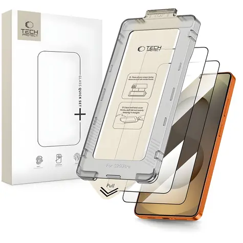 Tech-Protect Quick Set+ pro Samsung Galaxy S26 Ultra černé / Ochranné tvrzené sklo / 2 ks