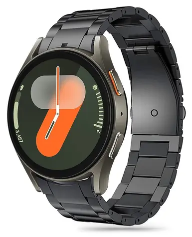 Tech-Protect Stainless Strap černá / Řemínek / pro Samsung Galaxy Watch 4/5/5 Pro/6/7/FE / nerezová ocel