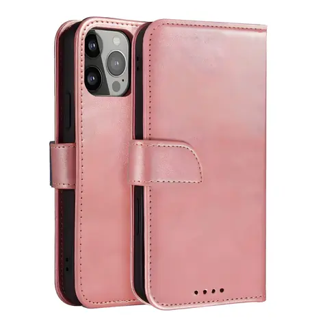Hurtel Flip kryt pro Samsung Galaxy S25 Ultra růžová / Kryt / Flip / Magnetický