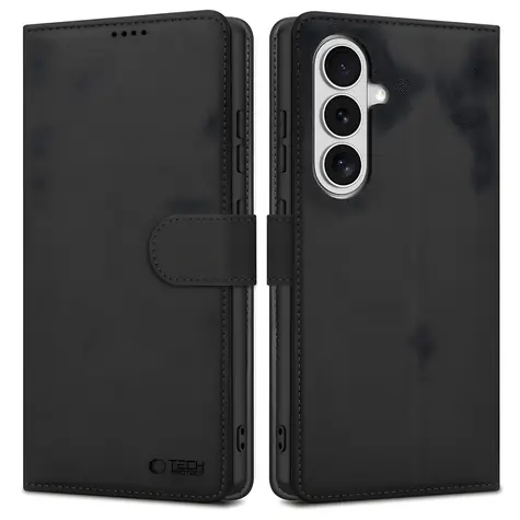 Tech-Protect Wallet černá / Pouzdro pro Samsung Galaxy S26 / Peněženka / Okénko na displej