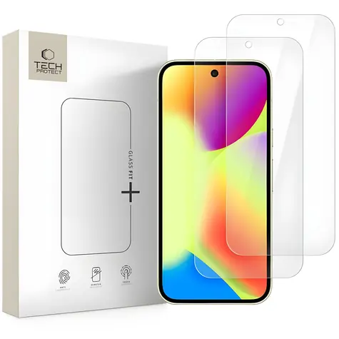 Tech-Protect Glass Fit+ / Ochranné sklo / Google Pixel 9/9 Pro/10/10 Pro / 2 ks / čiré
