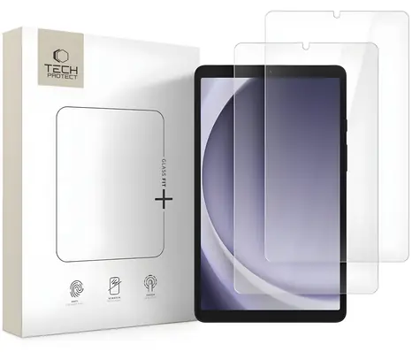 Tech-Protect Glass Fit+ 2-Pack / Ochranné sklo / Pro Samsung Galaxy Tab A9 a A11 8.7 (X110/X115/X133/X135)