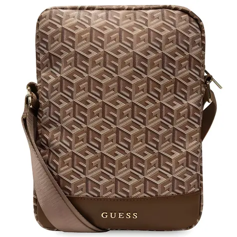 Guess G Cube Stripe hnědá / Taška na tablet / 10
